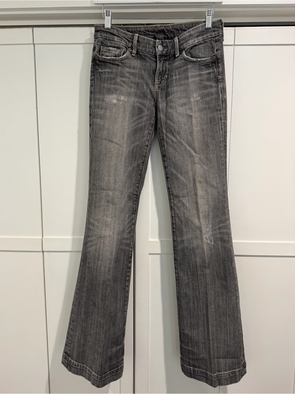 Citizens Of Humanity Gray Flared low rise Jeans